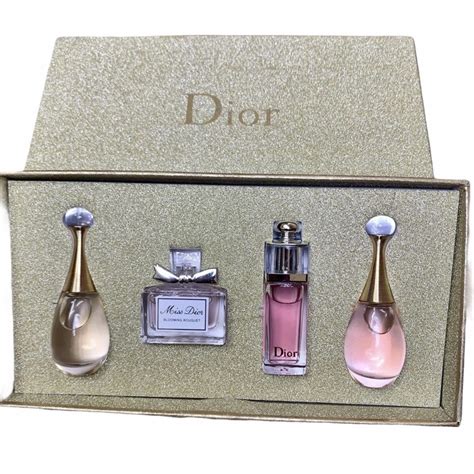 dior mini perfume set harga|Dior miniature perfume gift set.